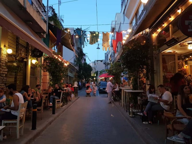 Athens: Discover the City Electric Bike Night Tour - Starting downtown on Praxitelous Street