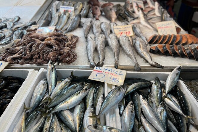 Athens Food Tour with 10+ Tastings of Greek Traditional Dishes - Tasting your way through Athens Central Market