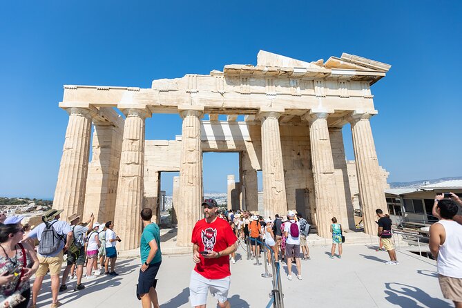 Athens Full Day Tour, Acropolis, Museum & Cape Sounion with Lunch - Climbing into the Acropolis