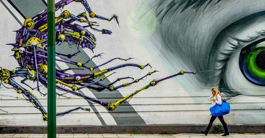 Athens: Guided Street Art Walking Tour - Gazi: industrial character and large-scale work