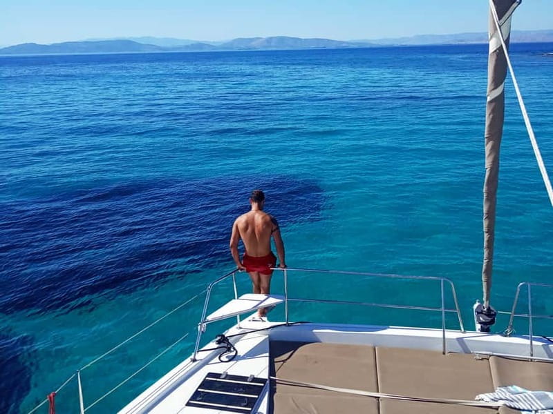 Athens: Half-Day Morning Catamaran Cruise with Meal & Drinks - Vouliagmeni Bay And A Greek Meal On Deck