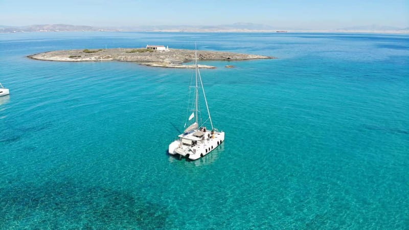 Athens: Half-Day Morning Catamaran Cruise with Meal & Drinks - Hydrousa Island: Your First Chance To Swim