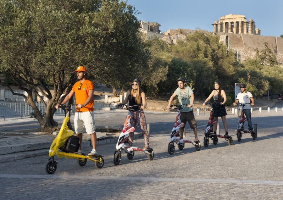 Athens Highlights by Electric Trikke Bike - Ancient Athens around Hadrian’s Arch and Olympian Zeus