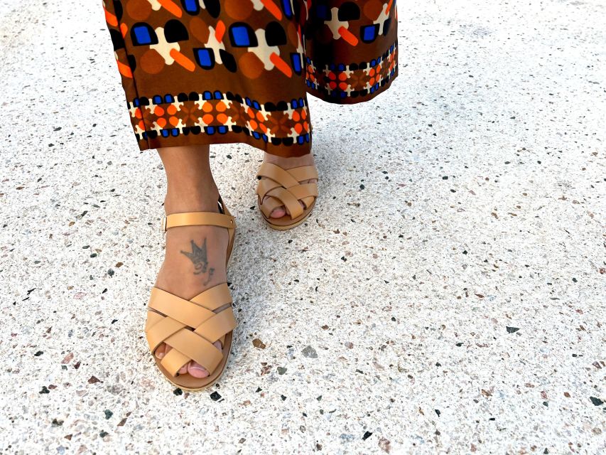 Athens: Make your own Leather Sandals Workshop - The people are a major part of the value
