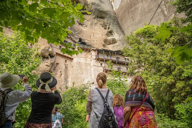Athens: Meteora Monasteries, Caves & Coastal Stopovers with Lunch - Agios Stefanos is the easiest monastery to reach