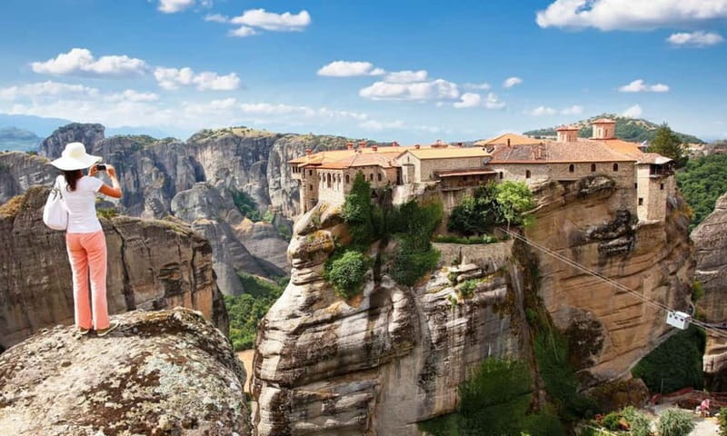 Athens: Meteora Monasteries Day Trip with Caves and Lunch - Two more monasteries, each with a different feel