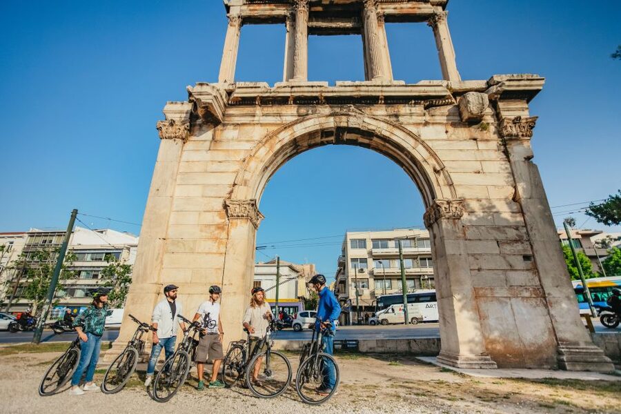 Athens: Old Town Highlights Guided E-Bike Tour - Filopappou Hill and the best city views