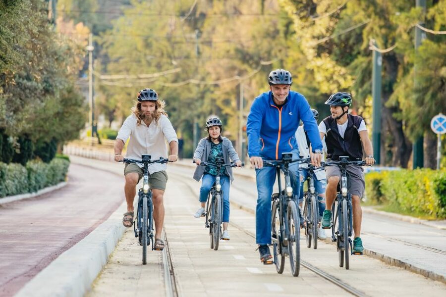 Athens: Old Town Highlights Guided E-Bike Tour - Plaka and the Acropolis views