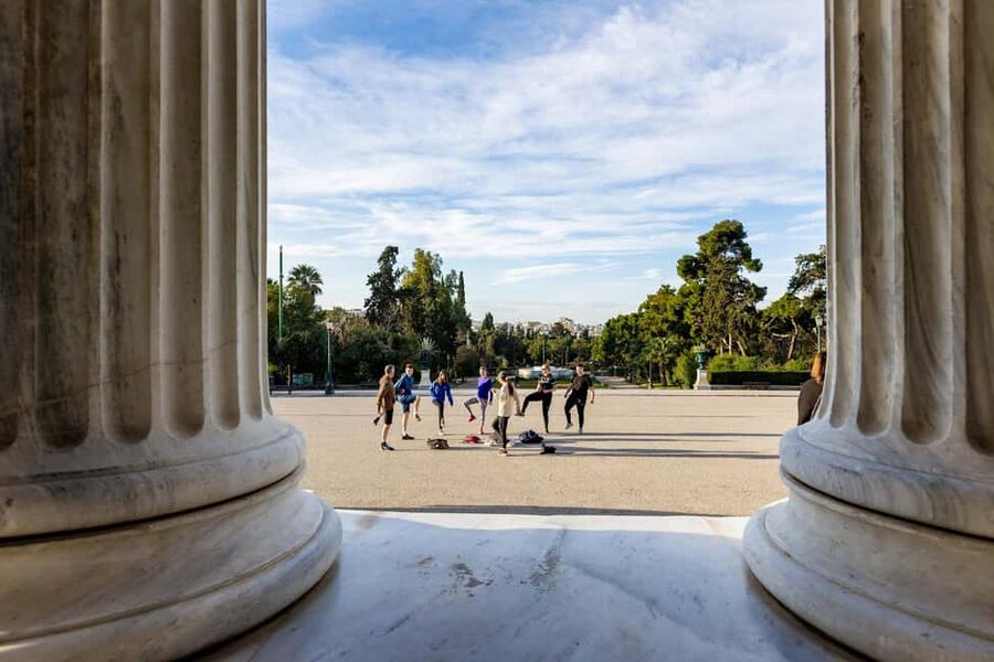 Athens: Olympic Games Workout Session - The Panathenaic Stadium finish