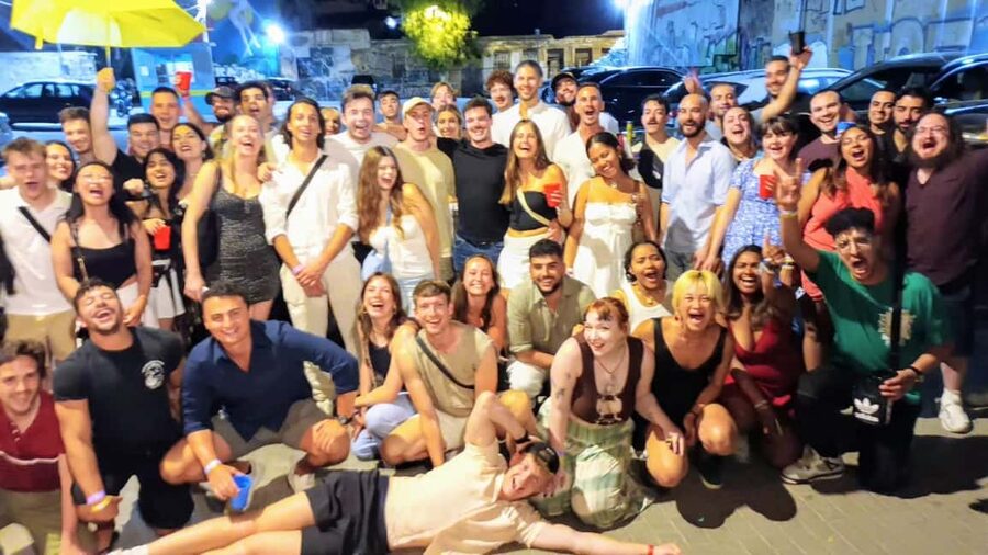 Athens Party Pub Crawl with Unlimited Drinks & Club Access - The second stop often improves the value