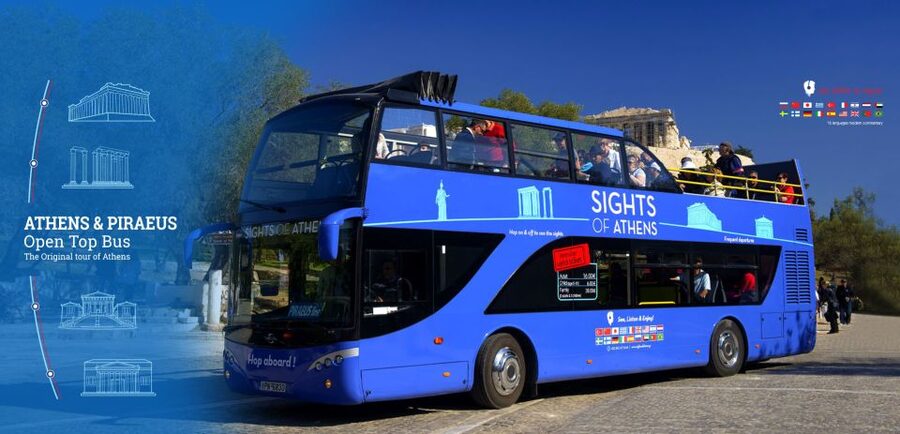 Athens, Piraeus, and Coastline: Blue Hop-On Hop-Off Bus - Audio commentary, Wi-Fi, and the ride itself