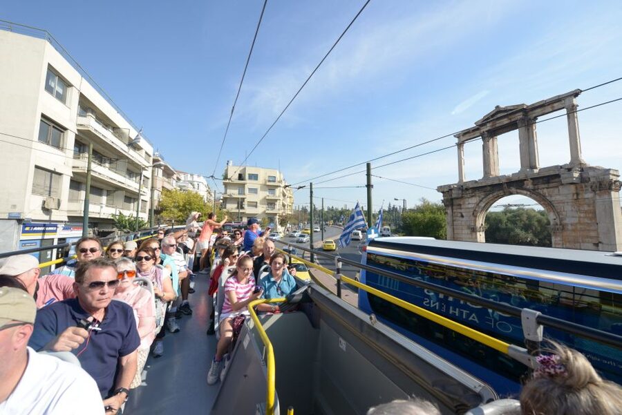 Athens, Piraeus, and Coastline: Blue Hop-On Hop-Off Bus - Orange Line: the best route for Athens highlights