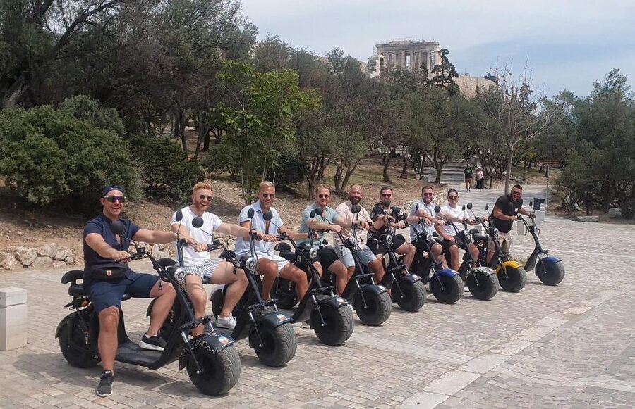Athens: Premium Guided E-Scooter Tour in Acropolis Area - Dionysiou Areopagitou, the city’s grand promenade