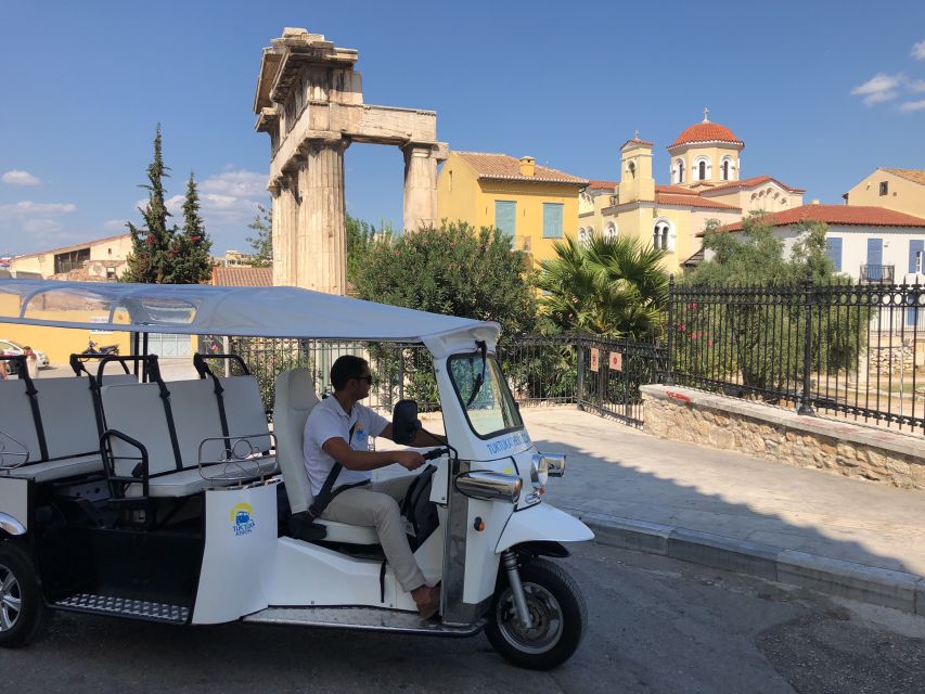 Athens: Private Evening Sightseeing Tour by Electric Tuk-Tuk - The Panathenaic Stadium, Temple of Zeus, and Hadrian’s Arch