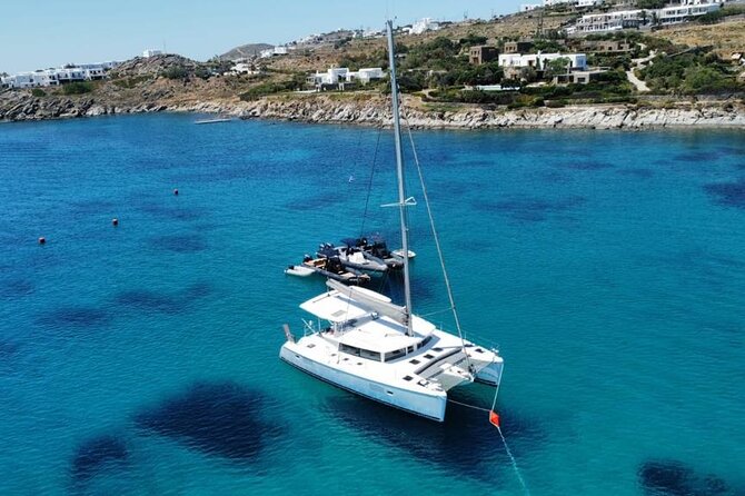 Athens Riviera Catamaran tour with fresh Meal Drinks and Swimming - The Ride to Prasoniso Island