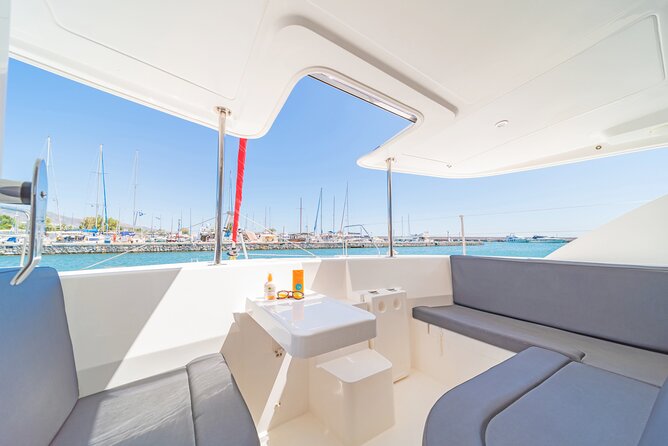 Athens Semi Private Sunset Catamaran Cruise with meal & drinks - Sunset over the Saronic Gulf