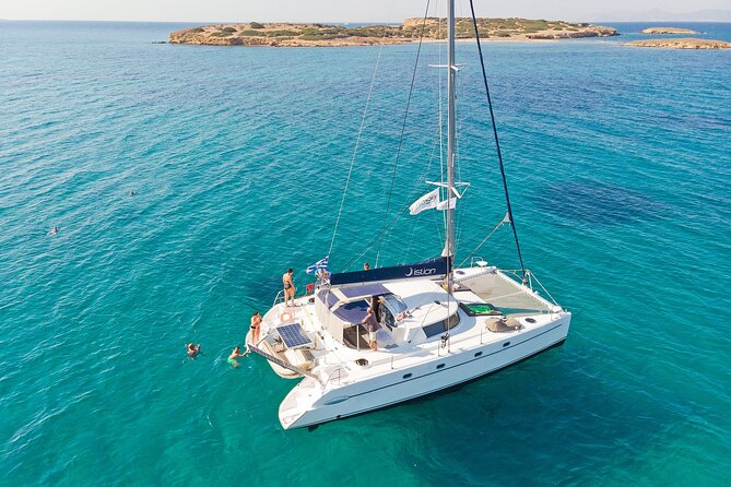 Athens Semi Private Sunset Catamaran Cruise with meal & drinks - Leaving Alimos and reaching the open coast