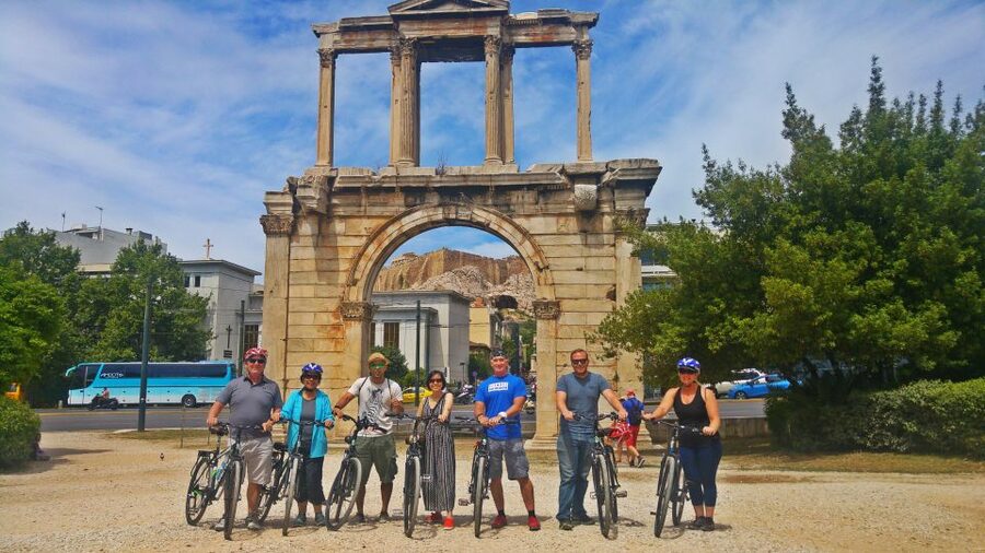 Athens: Sunset Bike Tour - Philopappou Hill brings the first big view