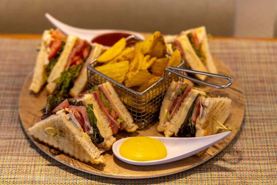 Athens: Swimming Cruise with Lunch, Wine & Live DJ on Board - Buffet lunch, wine, coffee, and the drink fine print