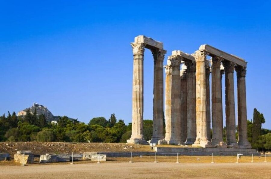 Athens: Temple of Olympian Zeus Entrance Ticket - Entering near the Acropolis and Syntagma Square