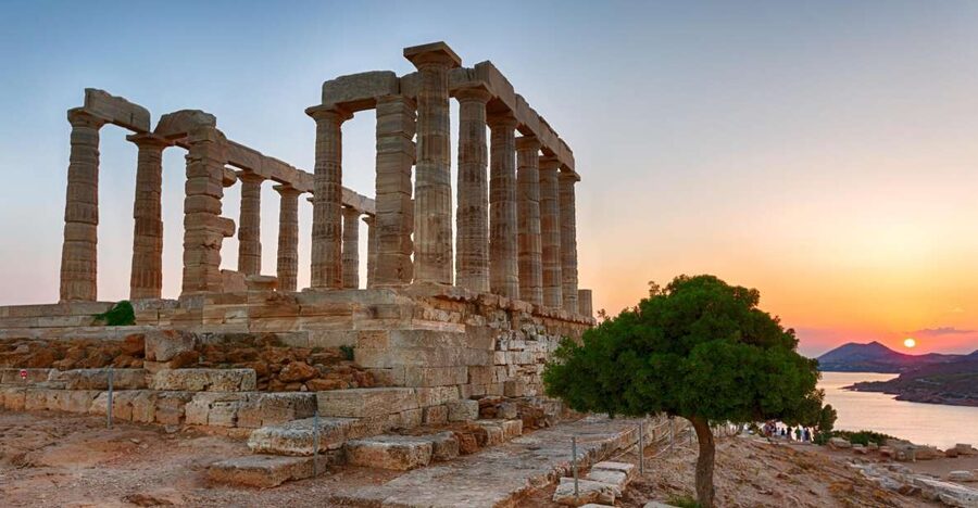 Athens: Temple of Poseidon and Cape Sounion Sunset Tour - A private van, not a large coach