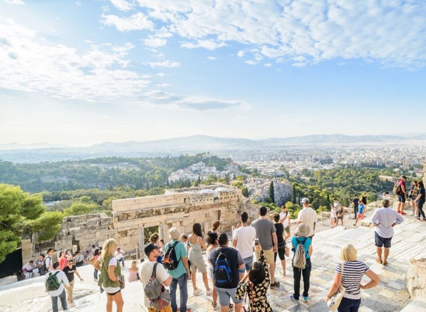 Athens: The Acropolis Walking Group Tour with a French Guide - The Parthenon and the broad Athens view