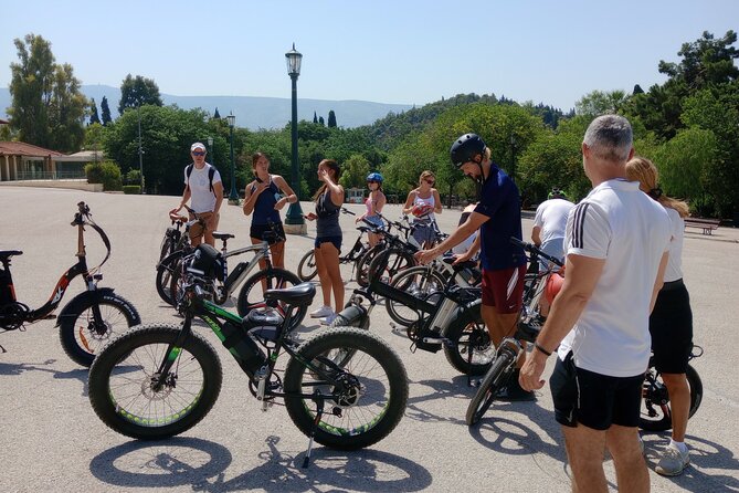 Athens Tour with Electric Bike - The marble Panathenaic Stadium