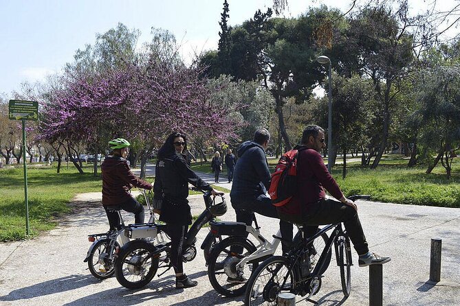 Athens Tour with Electric Bike - A cool ride through the National Garden