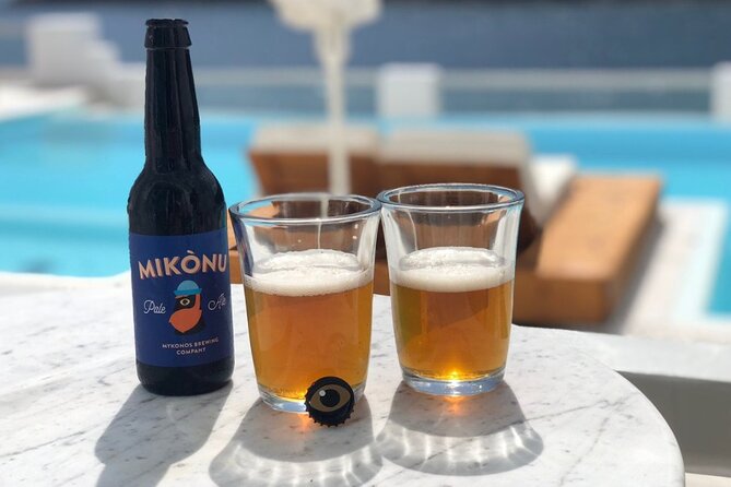 Beer Tasting at Mykonos Brewing Company - Inside the cave of the brewing Giants