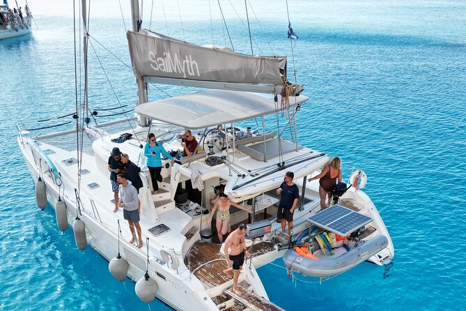 Best of Milos and Poliegos Catamaran snorkelling Cruise with BBQ - Meeting the Boat in Adamantas at 9 a.m.