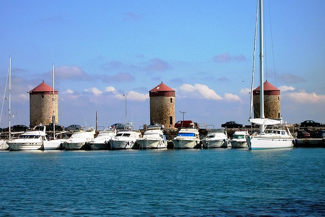 BEST OF RHODES ISLAND - PRIVATE TOUR - SHORE EXCURSION - FULL DAY - 4 People - Mandraki Harbor and the lost Colossus