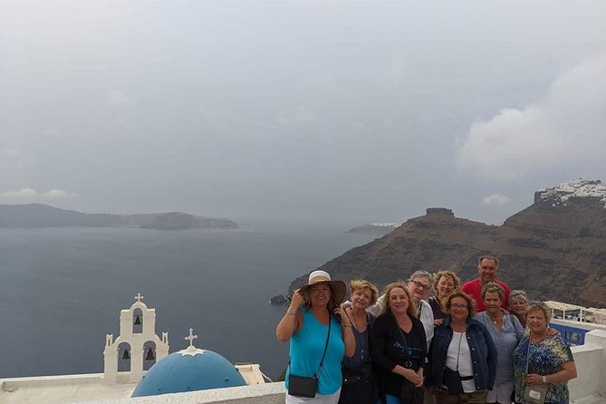 Best of Santorini Highlights Private 5 Hours Tour - Perissa shows Santorini’s volcanic side