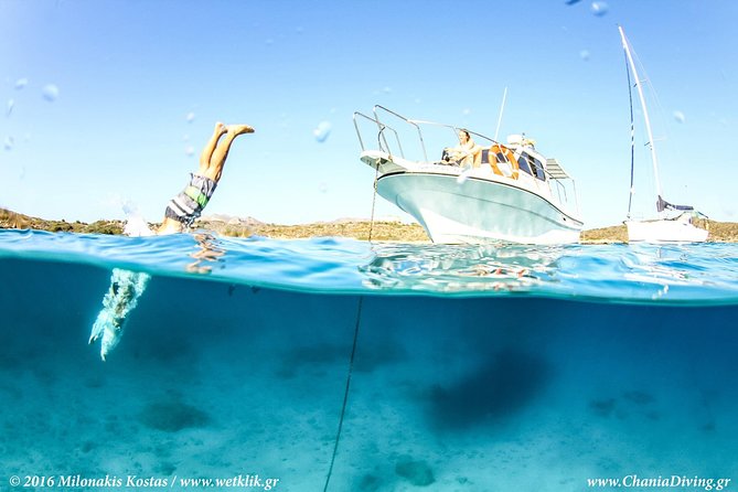 Boat Trip in Crete with Guided Snorkeling and Free Pick up! - A four-hour escape from Chania’s roads
