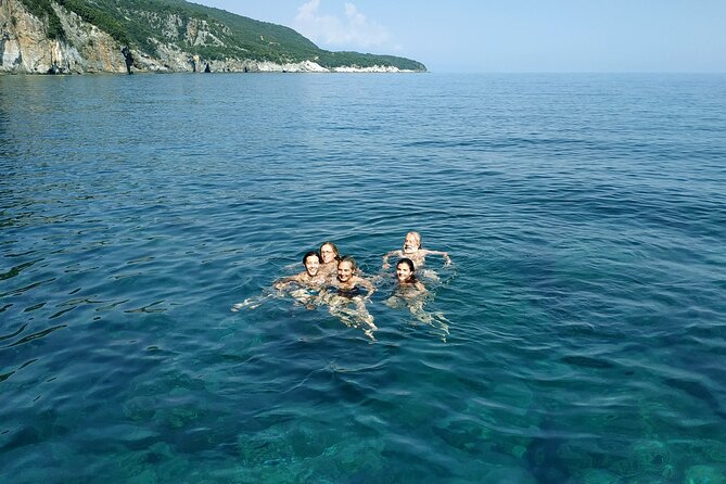 Boat Trip "Sea Caves of Thetis" - One hour at Limnionas Beach