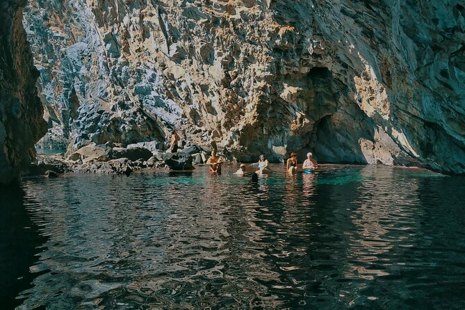 Boat Trip "Sea Caves of Thetis" - A short stop at Ovrios
