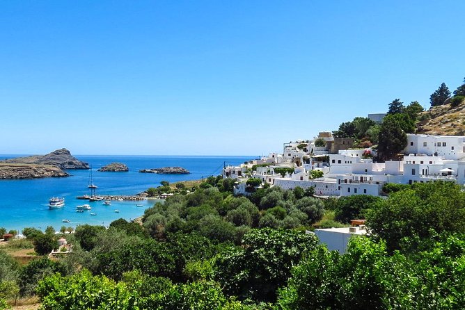 Boat Trip to LINDOS with Swimming Stops at Anthony Quinn's & Tsambika Bays - Leaving Rhodes Harbor Early in the Morning