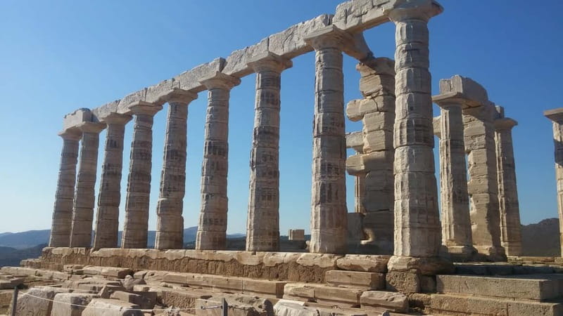 Cape Sounion with Official Guide to the Temple of Poseidon - The Athenian Riviera by coach