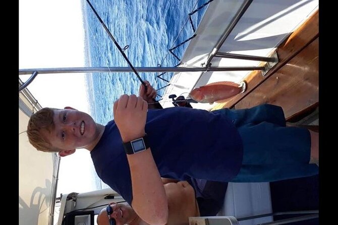 Captain Manolis Fishing with barbecue on the boat - Swimming and snorkeling between fishing sessions