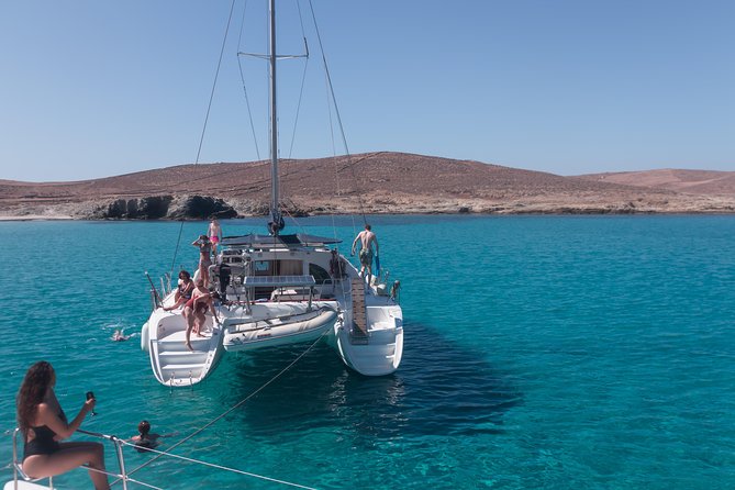 Catamaran Day & Sunset Cruises with meals Drinks and transportation - Delos From the Catamaran, Not From the Shore