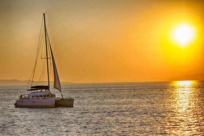 Catamaran Day & Sunset Cruises with meals Drinks and transportation - Rhenia’s Two-Hour Swim Stop