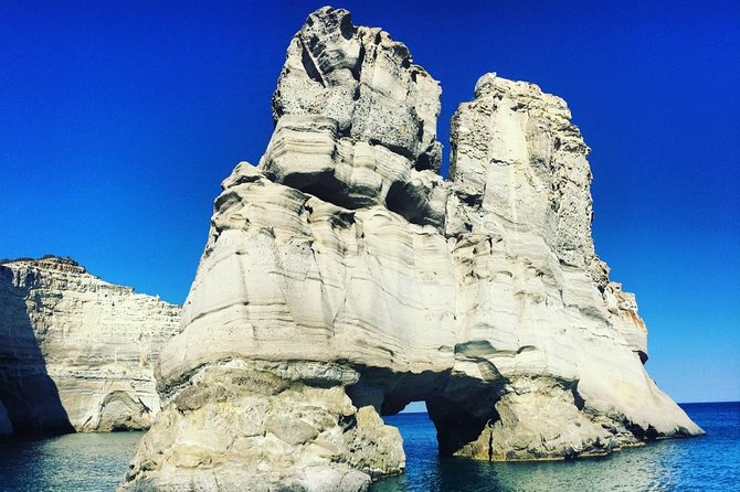 Catamaran Full Day Cruise: Poliegos - Kleftiko - Setting out from Adamas at 9 a.m.
