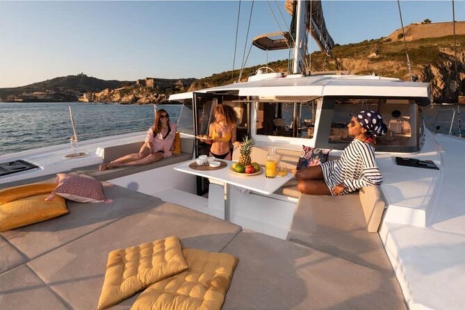 CATAMARAN Kleftiko Poliegos & Round of Milos Lunch with Openbar - Sarakiniko, Klima, and the flexible finish