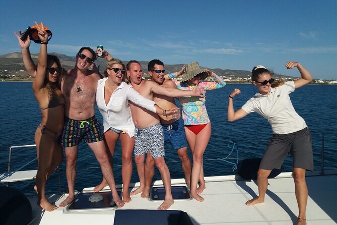 Catamaran Semi Cruise Paros Antiparos includes Food and Drinks - Antiparos, the first major stop