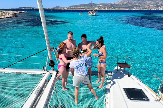 Catamaran Semi Cruise Paros Antiparos includes Food and Drinks - Starting from Paroikia at 10:00 a.m.