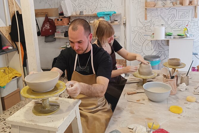 Ceramic and Pottery Creative Workshop with Two Local Artists - A calm creative stop in central Athens