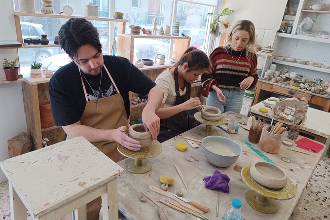 Ceramic and Pottery Creative Workshop with Two Local Artists - The first step: wedging and learning the tools