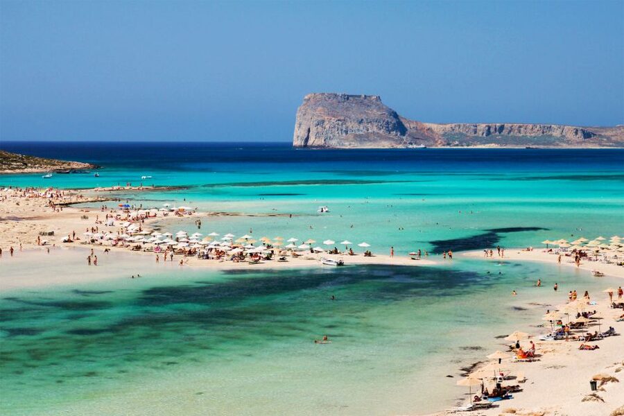 Chania Areas/Kalyves:Gramvousa Island & Balos,Boat Tkt Extra - Gramvousa Island: fortress first, beach second