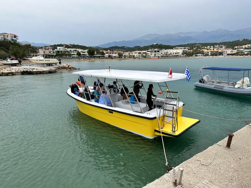 Chania: Boat Trip with Guided Snorkeling & Stand-Up Paddling - From Chania to Almyrida Beach