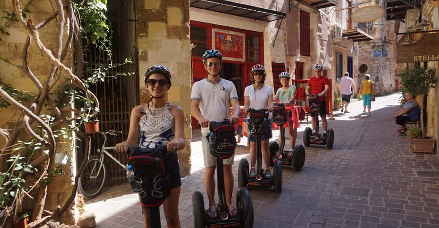 Chania: Old City & Venetian Harbor Discovery on Segways - Entering Chania’s Old City through narrow lanes