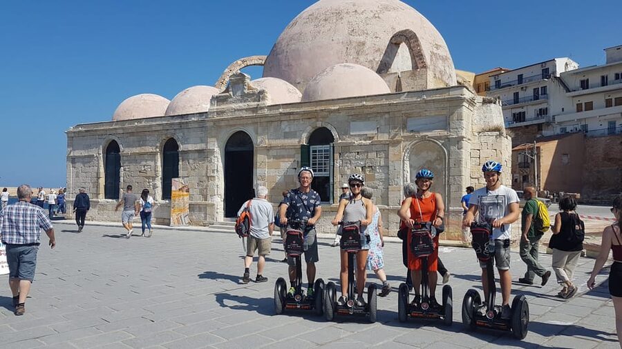 Chania: Old City & Venetian Harbor Discovery on Segways - Getting comfortable on the Segway